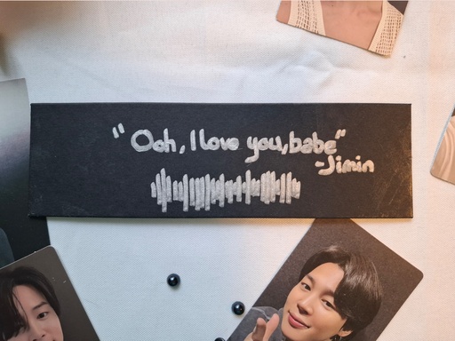 Collection Jimin - Marque-page