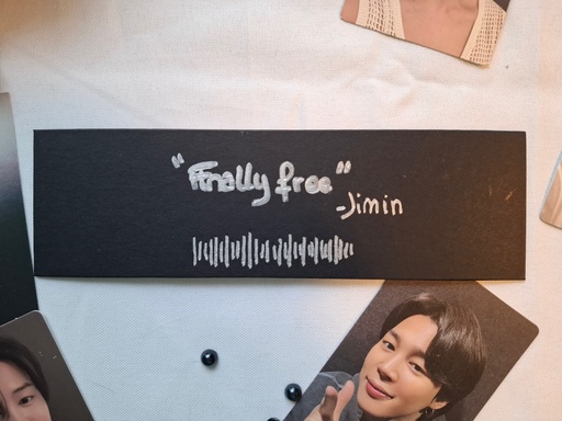 Collection Jimin - Marque-page